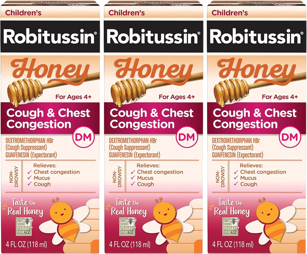 Robitussin Kinderhoning Hoest & Borstcongestie DM