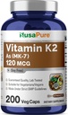 NusaPure Vitamina K2 MK7 120 mcg 200 Veggie Caps