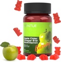 Pastilhas de vinagre de sidra de maçã B12 Multivitamin, ACV Suplemento Vitaminas Gummy, Suplemento vegetariano para mulheres e homens, Não OGM,Suporte níveis de energia normal & Gut Saúde 60 Gummies (30)