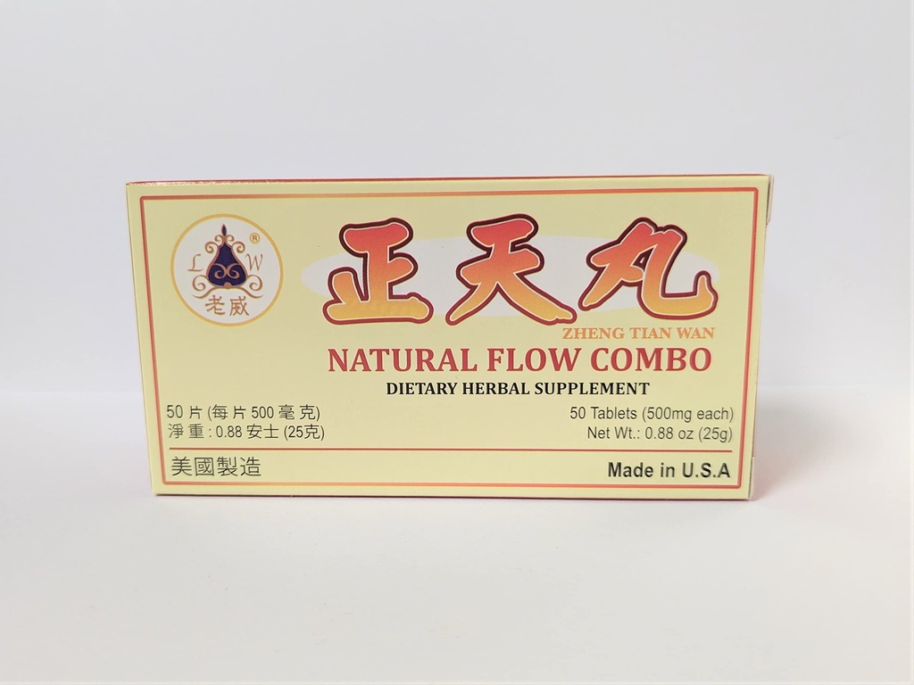 Zheng Tian Wan Herbal Supplement Helps For Migraines & Premenstrual Headaches 500mg 50 Tablets Made In USA by Lao Wei