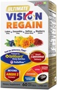 LBO Nutrition Ultimate VisionREGAIN, Eye Vitamin Beyond AREDS 2 Formula with Lutein, Zeaxanthin, Saffron Extract, Blueberry for Macular and Retinal Health, Eye Fatigue, night Vision Support 60 counts