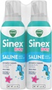 VICKS Sinex Baby Saline Nasal Spray, Drug Free Gentle Nasal Mist, Instantly Clears Everyday Stuffy Little Noses, Soothes & Hydrates, Safe For Daily Use, Gentle For All Ages, 5 OZ x 2