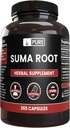 PURE ORIGINAL INGREDIENTS Suma Root (365 Capsule), Ingen magnesium eller Rice Fillers, alltid ren, Lab verifisert