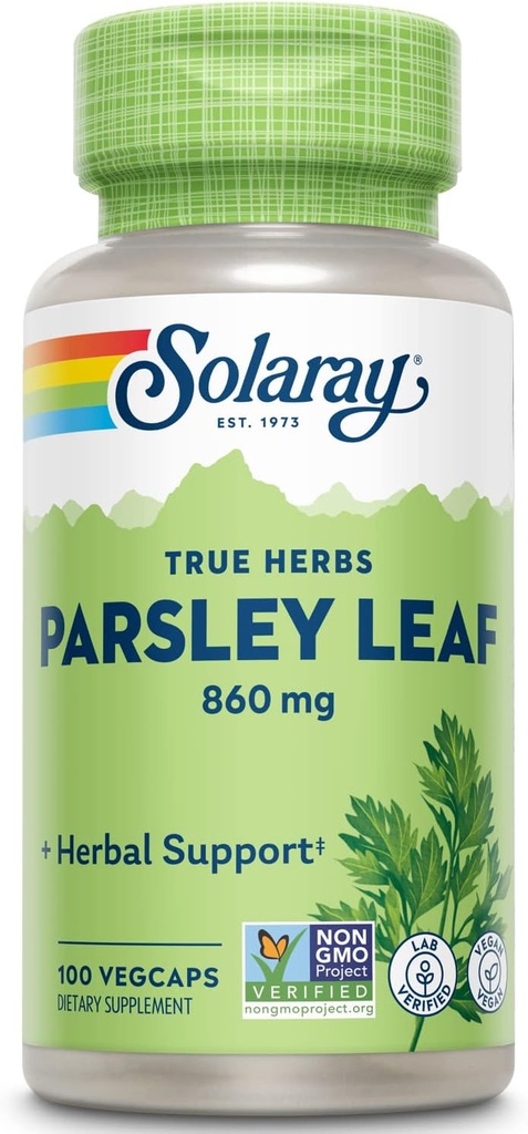 SOLARAY Parsley Capsules, 860 mg   100 الكونت