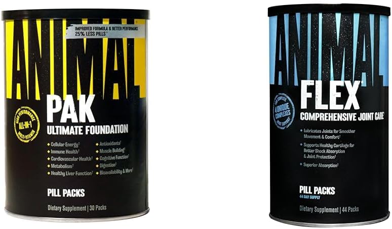 Animal Pak - Convenabil All-in-One Vitamină & Supliment Pack & Flex 