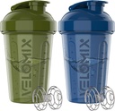 VELOMIX -2 pakkaus - 20 oz Protein Shaker pullot proteiini Mixes - 2x Wire Whisk ...