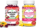 Lunakai USA Made Shilajit & Collagen Extra Strength Gummies Bundle – Energy, Hair, Skin, and Nail Support – Delicious & Non-GMO