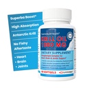 Rawleigh Superba Boost® Antarctic Krill Oil 1000mg | No Fishy Aftertaste | High Absorption Omega-3 EPA & DHA with Phospholipids & Astaxanthin – Supports Heart, Brain & Joint Health – (60 Softgels)