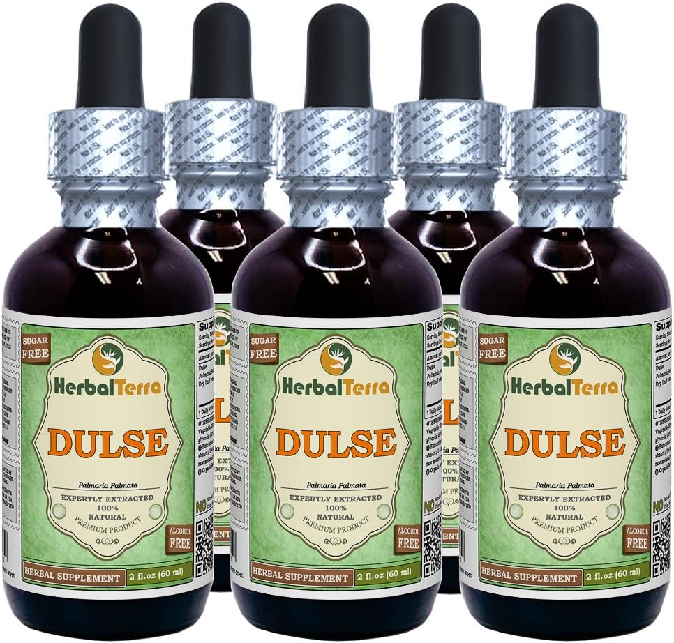 Dilse (Palmaria Palmata) Glycerite, chất hữu cơ Dred Les Alcohol- Free Lid Rain Drand Name
