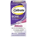 Caltrate Minis 600 Plus D3 Plus Minerals Calcium and Vitamin D Supplement Tablets, Bone Health and Mineral Supplement for Adults - 150 Count