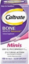 Kaltrat Minis 600 Plus D3 Plus Mineraler Kalsium og vitamin D Supplement Tabletter, Bone Helse og Mineral Supplement for voksne - 150 Count