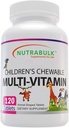 Børne 's Chewable Multi- Vitaminer - Fremme Kids' samlede udvikling - USA- Made, Kan hjælpe til at understøtte immunforsvar, ben, hjerne & samlet godt Being- Vegan & Gluten Free - 120 Cherry Tablets