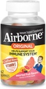 Aerotrana C50mg (per Serviting) Asall Frutruted Flavored Guses (42 Compte en una ampolla), suport lliure Glutin Imune suplementari amb vitamines A, Selenium, Echinacea i Ginger