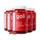 Goli Apple Cider Vinegar Gummies - Worlds First ACV Gummy with Vitamin B12, Beetroot & Pomegranate - Vegan, Non-GMO, Gluten-Free, 300 Count (5 Pack)