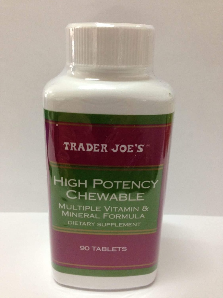 Trader Joe's High Potency Chewable, 90 Tabletten
