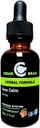 Cedar Bear Kava Tenangkan Suplemen Herbal Liquid Yang Mendukung Pusat Gugup dan Digetsy Sistem 1 FL Oz