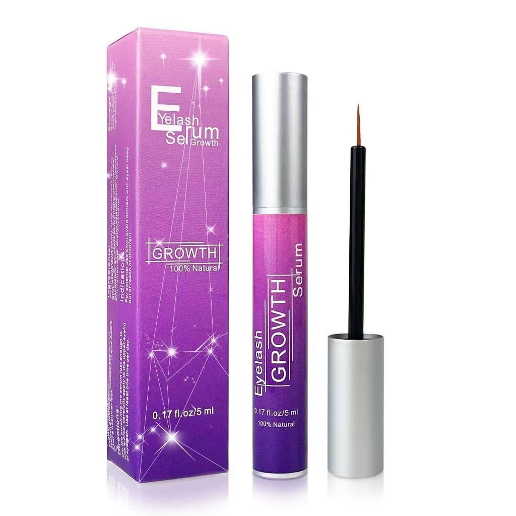 Eyelash Crecemento Serum - Eyelash Enhancing Serum para Lash e Brow Natural Eyelash Enhancer Serum Thickening e Lonxitude Mascara Set Lash Serum para o crecemento Eyelash