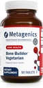 Metagenics Bone Builder Vegetarian - Bone Building Supplement* - Bone Health with Magnézium & Calcium - Vegetariánska podpora minerálov* - Pre mužov a ženy - 90 Servisov