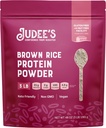 Judee's Gluten Free Brown Rice Protein Powder - Sprouted Rice Formula - Keto-Friendly Nutrition - Dairy & Soy-Free Shake Base - 3 lb, Unflavored, Pack of 1