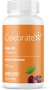 Celebrate Vitamins Iron Supplement with Vitamin C - 45mg Iron, 60mg Vitamin C, Bariatric Vitamins for WLS Patients, Vertical Sleeve & Gastric Bypass Surgery - Cherry, 30 Soft Chews