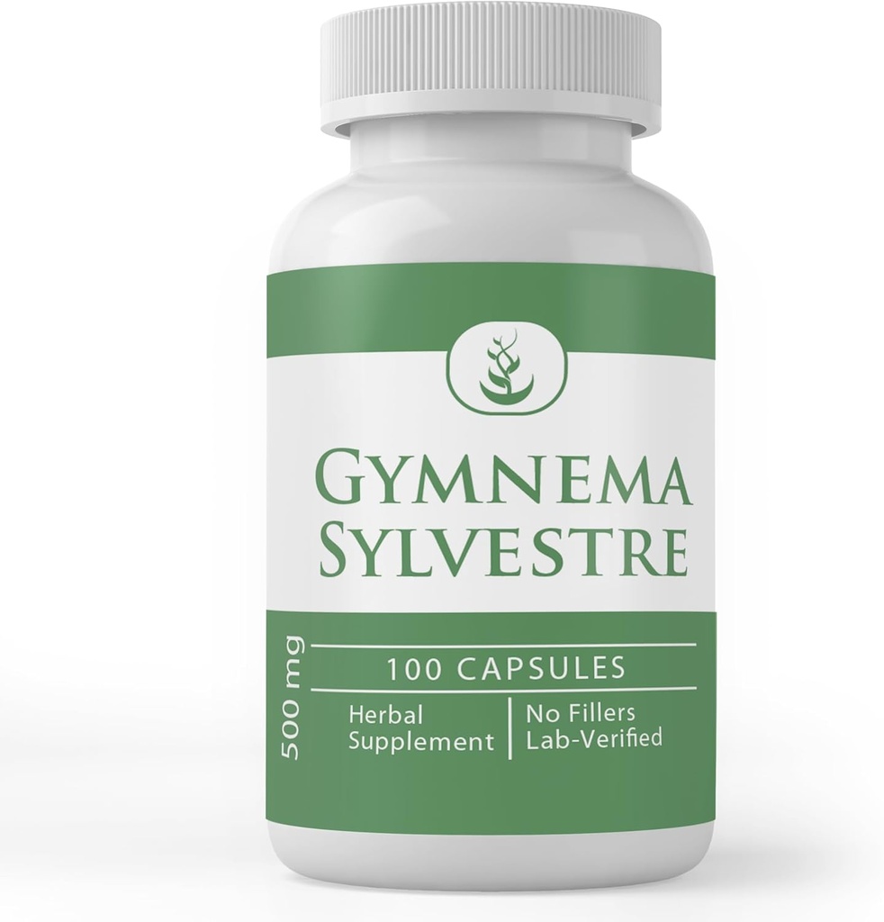PURE ORIGINAL INGREDIENTES Gymnema Sylvestre, (100 cápsulas), siempre puro, sin aditivos ni artillería, Lab Verified
