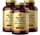 Solgar Brewer'in Yeast 7 1⁄2S Vitamin B12-250 Tabletleri, 3 Paket - Non-GMO, Vegan, Süt Free, Kosher - 123 Toplam Hizmetler