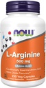 Agora alimentos L-Arginina, 500 mg, 250 Caps