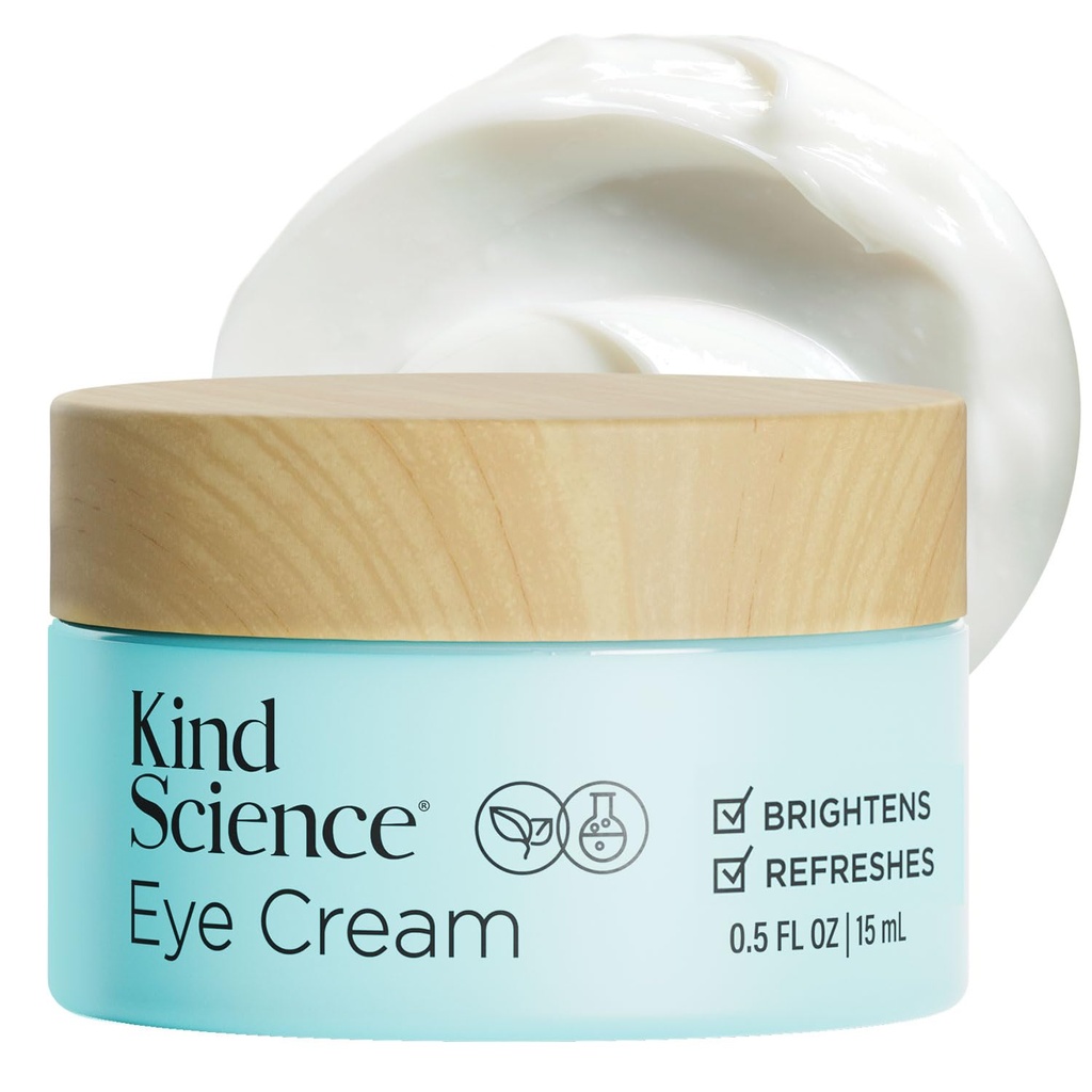 Ellen DeGeneres Eye Cream의 종류 과학 - 주름에 대한 눈 크림의 밑에 Noticably Smooth & Moisturizes - Hyaluronuic Acid, 비타민 C와 노화 방지 - 향수 무료, Paraben 무료, 0.5 fl oz