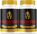 (2 Pack) Vigortrix - Vigortrix Pills Advanced Formula Reviews, 120 Cápsulas para 2 Meses