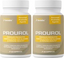 Prourol Patented PROBIOTIC Supplement for Urinary Health, Bladder Support, Inmunitate Boost, Ohiko Urination Relief, UTI Health, Natural Ingredients, Daily General Health Support-2 Bottles - 120 Count
