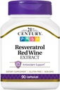 21st Century Resveratrol Red Wine Extract Capsules, 90