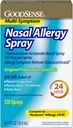 GoodSense Multi- symptom Nasal Allergy Spray, Triamcinolone Acetonid Nasal Allergy Spray, 55 mcg per spray, 0,57 Fluid Ounces