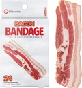 BioSwiss Kids Bandages, Bacon formako auto itsasgarrien multzoa, Latex Free, Sterile Wound Care, 24 kondea