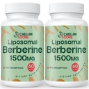 Liposomal Berberine HCL - Berberine 1500mg High Bioavailability, Berberines Supplement for Women and Men (2 Pack)
