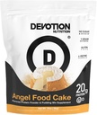 Devotion Ernæring Protein Powder Angel Food Cake – 20g Whey Isolate & Casein Protein blanding – Ingen tilsatt sukker, lav carb, glutenfri, keto-vennlig, 1g MCT, Kosher – 2lb Pouch