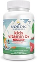 Nordic Naturals Вітамін D3 Gummies Діти, дикий кавун Splash - 120 Gummies - 400 IU Вітамін D3 - Bone Healthy Immunity - Non-GMO, Вегетаріанський - 120 Сервінги