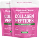 Collagen Peptides - hyperdiagraphy Protein (THE I & 3) - Disestive Enzymes - Keto Collagen Meder & Men - ผม, หนังผิวหนัง, interts and Kartering Aidery Aid - Graces Fed, Not-GMo - 2 แพ็ค