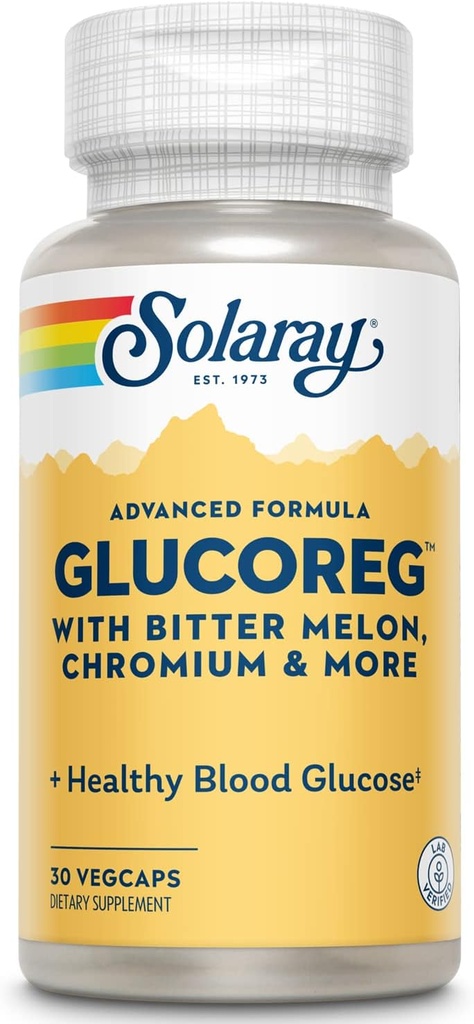 SOLARAY GlucoReg - 30个卡普尔