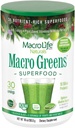 MacroLife Naturals Macro Greens Powder 38 Superfood Antioxidant Enzyme & Herbal osagarria Immunity Energia Garbiketa - Gluten-Free Dairy-Free - 10oz (30 zerbitzatu)