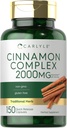 Carlyle Ceylon fahéjas komplexum gymnemával és Mulberry-vel, 124; 150 Capcommon 124; Non-GMO, Gluten Free Supplement