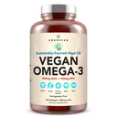 AMANDEAN Vegan Omega 3 Supplement. Premium Fish Oil Alternative. Algae DHA & EPA. Carrageenan Free Softgels. Algal Essential Fatty Acids. Plant Based Heart, Brain, Eye, Skin, Immune Support. (120ct)