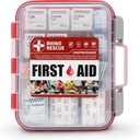 RHINO RESUVE 371 peces OSHA All- Purpose First Aid Kit, Home i oficina Professional Services, Ideal for Emergència, School, negocis