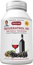 ANDREW LESSMAN Resveratrol- 100mg - 180 kapszula - Vörös bor jótékony hatása, természetesen antioxidáns, alkohol nélkül. Adalékanyagmentes