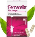 Femarelle® Recharge - Menopause Supplement för kvinnor - kliniskt beprövad klimakteriet Relief - Hot Flashes, Night Sweats, Sleep & Libido Support Inom 1st Month, Gluten-Free, GMO-Free & Hormone Free