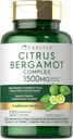 Carlyle Citrus Bergamot supplement | 1500mg Extract Complex | 120 Capsules , Non-GMO, Gluten Free