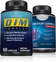 Sunergetic DIM Complex Plus Magnesium Complex - Ondersteunt gezonde botten, spieren en tanden, gezonde balans en ontspanning - DIM Complex 60 ct - Magnesium Complex 120 ct