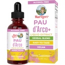 MaryRuth Organics PAU D'Arco Herbal Band | Reishi Mushroom | Echinacea angustifolia Root | Usnea Lichen | Thyme Leaf | טבעוני | פרויקט Non-GMO מאומת