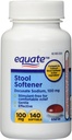 Equate - Stool Softener 100 mg, 140 kapsulak (1)