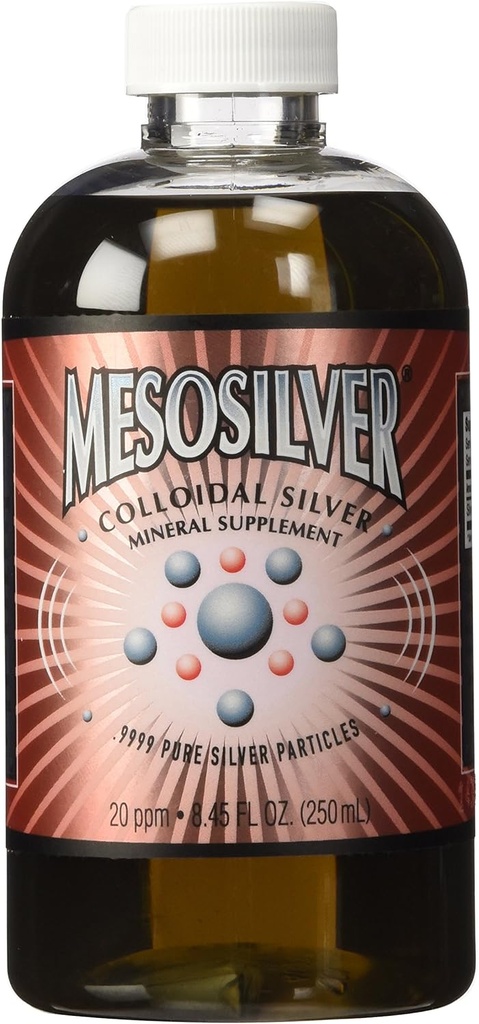 MesoSilver 20 ppm Collodid Silver 250 mL/8.45 Oz