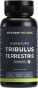 Wellness Tribulus Terrestries (Gokshura) - Natural Support energia, jõudluse ja vastupidavuse ja lihaste kasvu - 1000mg, 60 Veg kapslit
